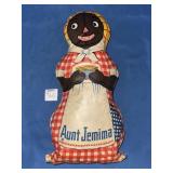 AUNT JEMIMA PLASTIC/PLUSH DOLL APPROX 12"