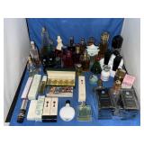 BOX OF VARIOUS LADIES PERFUMES (MOST ARE USED)
