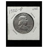 1950 BARBER HALF DOLLAR