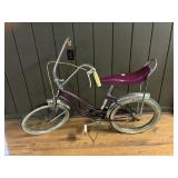 VINTAGE PRESIDENT PURPLE BIKE WITH BANANA SEAT