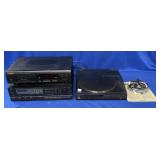 OPTIMUS TURNTABLE, PIONEER CD PLAYER & OPTIMUS