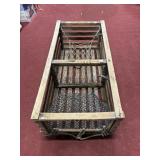 WOODEN LOBSTER/CRAB TRAP MARKED NY2060R