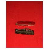 (2) POCKET KNIVES: SWISS ARMY & IMPERIAL SCHRADE