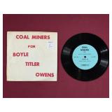 LOCALLY PRESSED POLITICAL PROPAGANDA 45 ALBUM