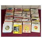 LARGE ASSORTMENT OF 45 RECORDS (MIXTURE)