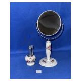 JAPAN MARKED LIGHTER & UNMARKED VANITY MIRROR