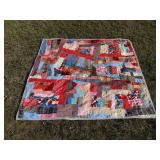PATCHWORK QUILT 69" X 77"