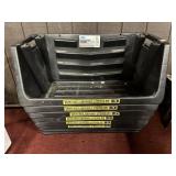 (8) BLUE HAWK STACKABLE HEAVY DUTY BINS