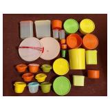 TUPPERARE CONTAINERS, CEREAL SAVERS, CUPS, ETC.
