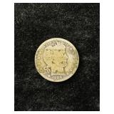 1908 BARBER SILVER QUARTER