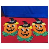 (3) HALLOWEEN JACK-O-LANTERN POPCORN MOLDS