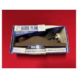 7" BLOCK PLANE IN ORIGINAL BOX