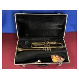 BUNDY TRUMPET THE SELMER CO W/BACH MOUTHPIECE