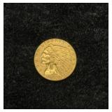 1926 $2 1/2 DOLLAR GOLD INDIAN HEAD QUARTER EAGLE