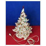 WHITE/RED/GREEN ATLANTIC MOLD CHRISTMAS TREE