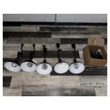 (5) HANGING PENDULUM STYLE LIGHTS