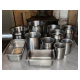 VOLLRATH STAINLESS STEEL UTENSIL HOLDERS, BINS &