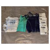 LARGE RUBBER/CLEANING GLOVES, ICE BAGS & VINYL/