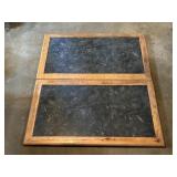 (2) 42" X 24" RECTANGULAR GRAY/WOOD TABLE TOPS