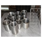 STAINLESS STEEL UTENSIL HOLDERS