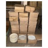 KOREA MARKED SMALL CREAM PLATES 5.5"