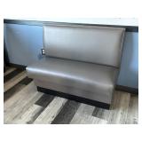 GRAY BOOTH APPROX 45.5" X 22.75" X 36"