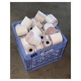 CRATE OF MIXED POS PRINTER ROLLS