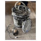 UTILITECH SUBMERSIVE SUMP PUMP W/HOSE 1/3 HP