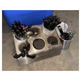STERIL SILVERWARE HOLDER, FONDUE STICKS &