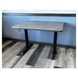 RECTANGLE TABLE 42" X 30" X 29.5" DOUBLE BASE