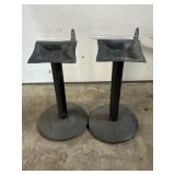 (2) SMALLER BASED TABLE BOTTOMS