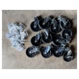 BOX OF 5" CASTER WHEELS & FEET