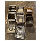 STAINLESS STEEL PREP STORAGE CONTAINERS & LIDS