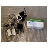 AT & T CORDED PHONES & DRAINAGE PUMP