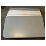 (5) 42" X 24" RECTANGULAR TABLE TOPS