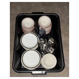 MELAMINE SMALL PLATES, MINI CREAMER PITCHERS,