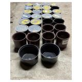 PLASTIC PREP/FOOD BINS (SOME LIDS)