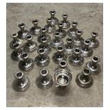 F.B. ROGERS SILVERPLATE CANDLE HOLDERS