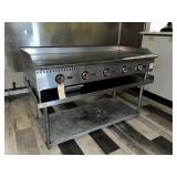 COUNTERTOP NATURAL GAS THERMOSTATIC GRIDDLE 60"