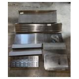 VARIOUS STAINLESS STEEL SHELVING: