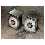 (2) TAYLOR KITCHEN FOOD SCALES MODEL NO. TS25 KL