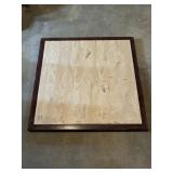 (1) 40" X 41" WOOD & BEIGE SQUARE TABLE TOP