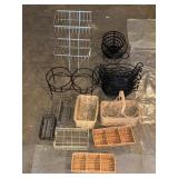 METAL RACKS & BASKETS