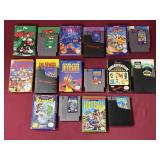 (8) NINTENDO NES VIDEO GAMES WITH BOXES/SLEEVES