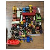 ASSORTED TIN/PLASTIC TOY CARS: TOPPER, GAY, NASTA,