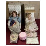 (2) HERITAGE SIGNATURE COLLECTION PORCELAIN DOLLS: