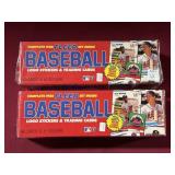 (2) SEALED 1988 FLEER BASEBALL LOGO STICKERS &