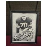 FACSIMILE SIGNED SAM HUFF 8 X 10 PHOTO