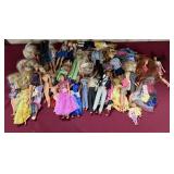 MATTEL BARBIES: BACK IS MARKED 1966 ON MOST, SOME