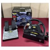 MAD CATZ DUAL FORCE RACING WHEEL FOR PLAYSTATION